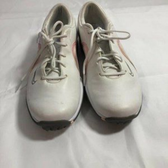 Nike Women's Sneakers Golf Shoes White Pink Size 6 - Picture 4 of 12